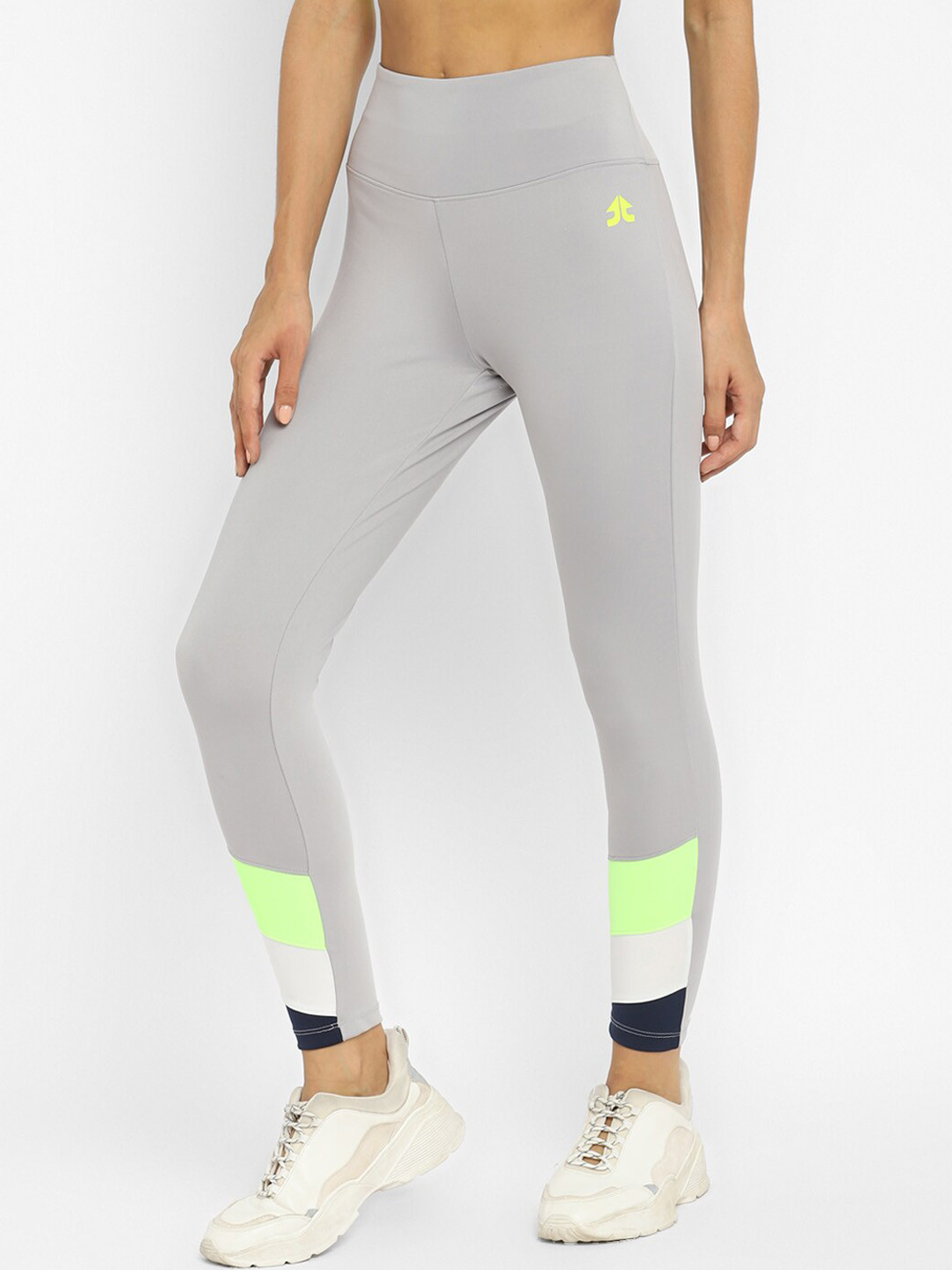 OFF LIMITS Women Grey Printed Ankle-Length Tights