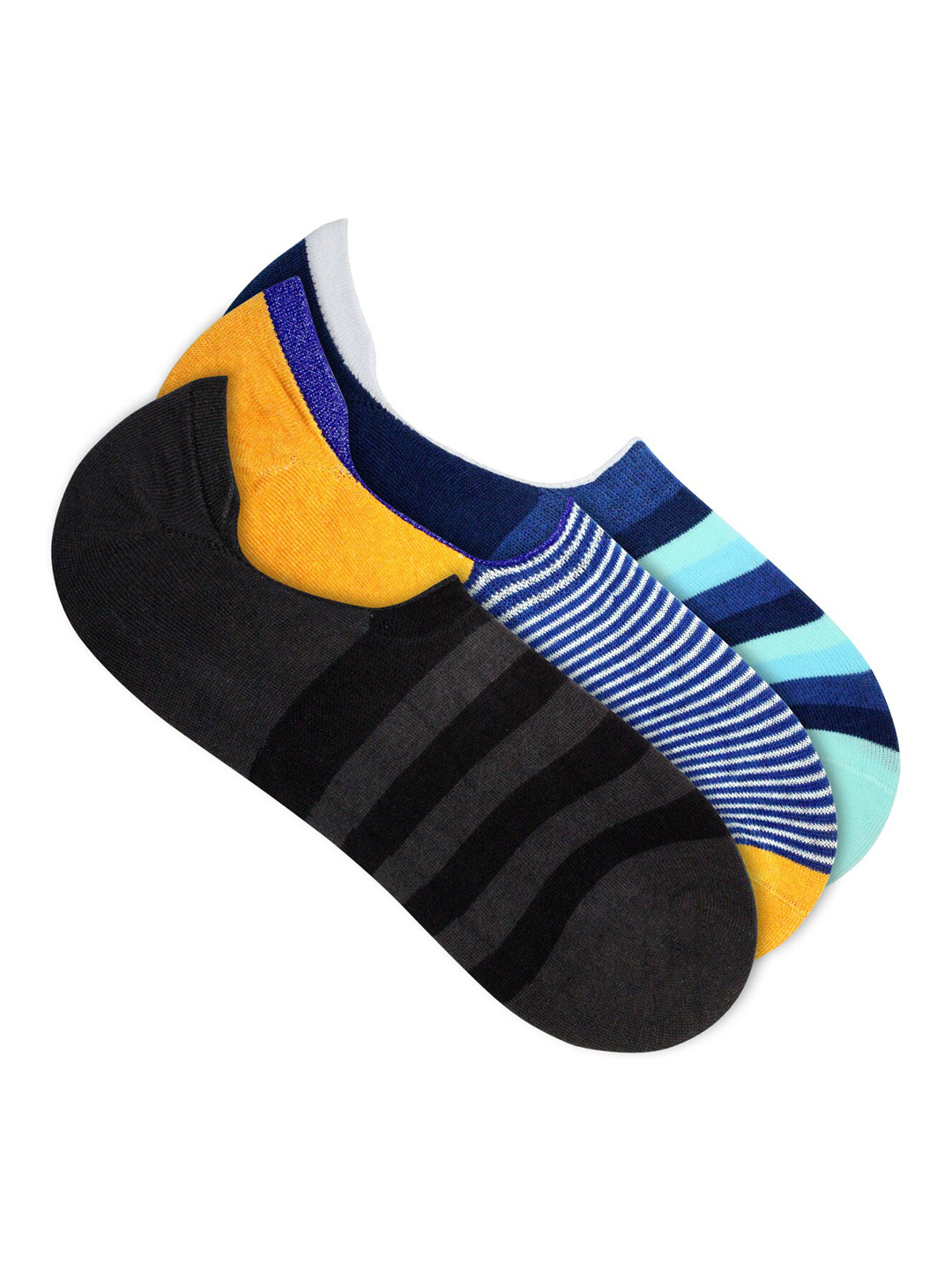 Man Arden Men Pack Of 3 Patterned Shoe Liners