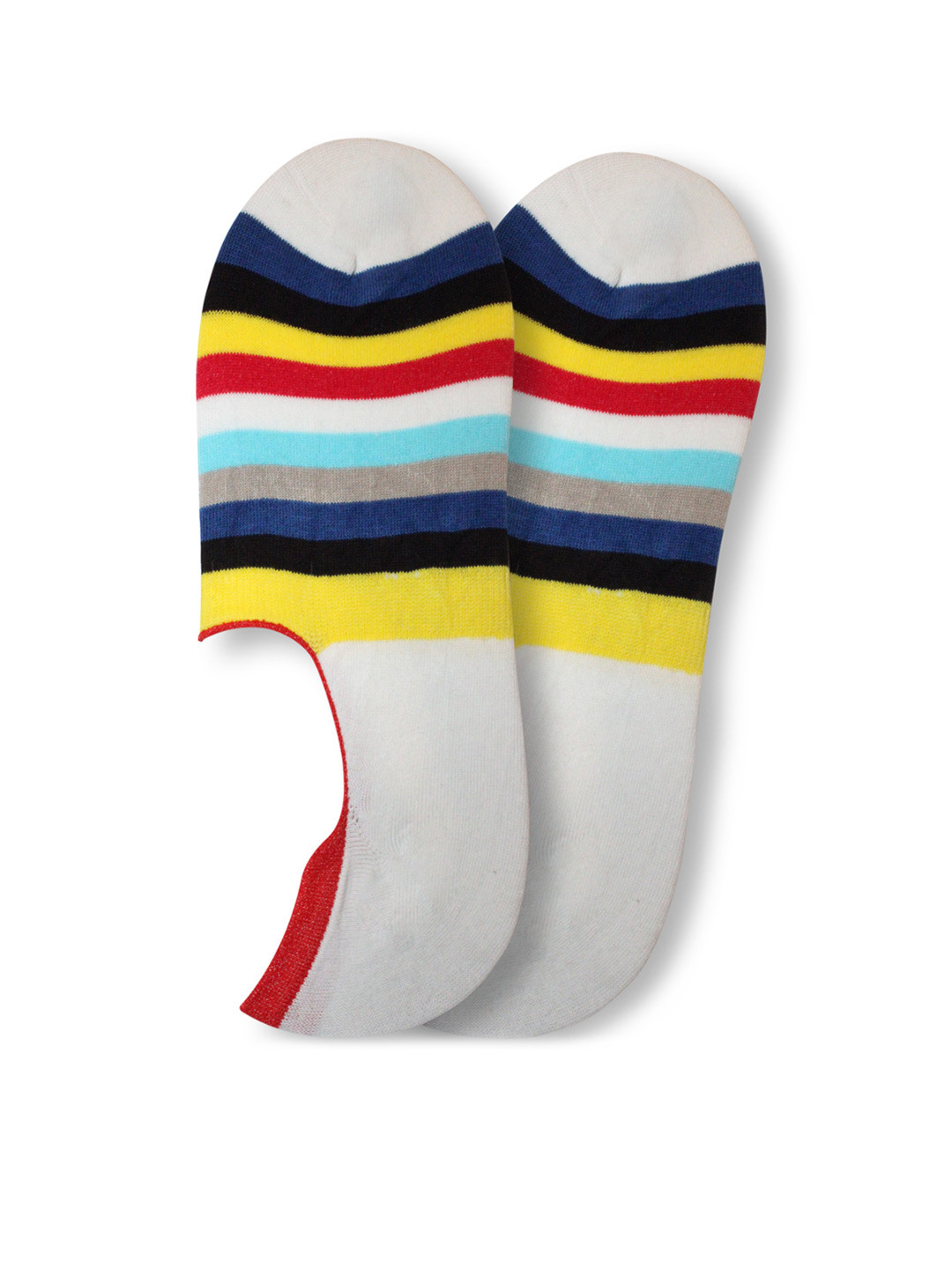 Men The Virtual Vector Edition Designer Cotton No Show Loafer Socks