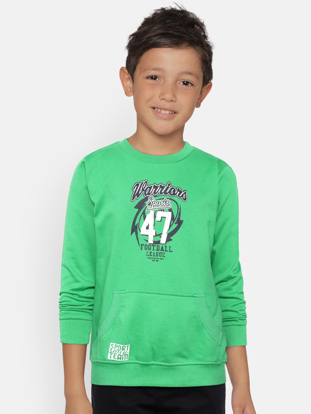 boys green sweatshirt