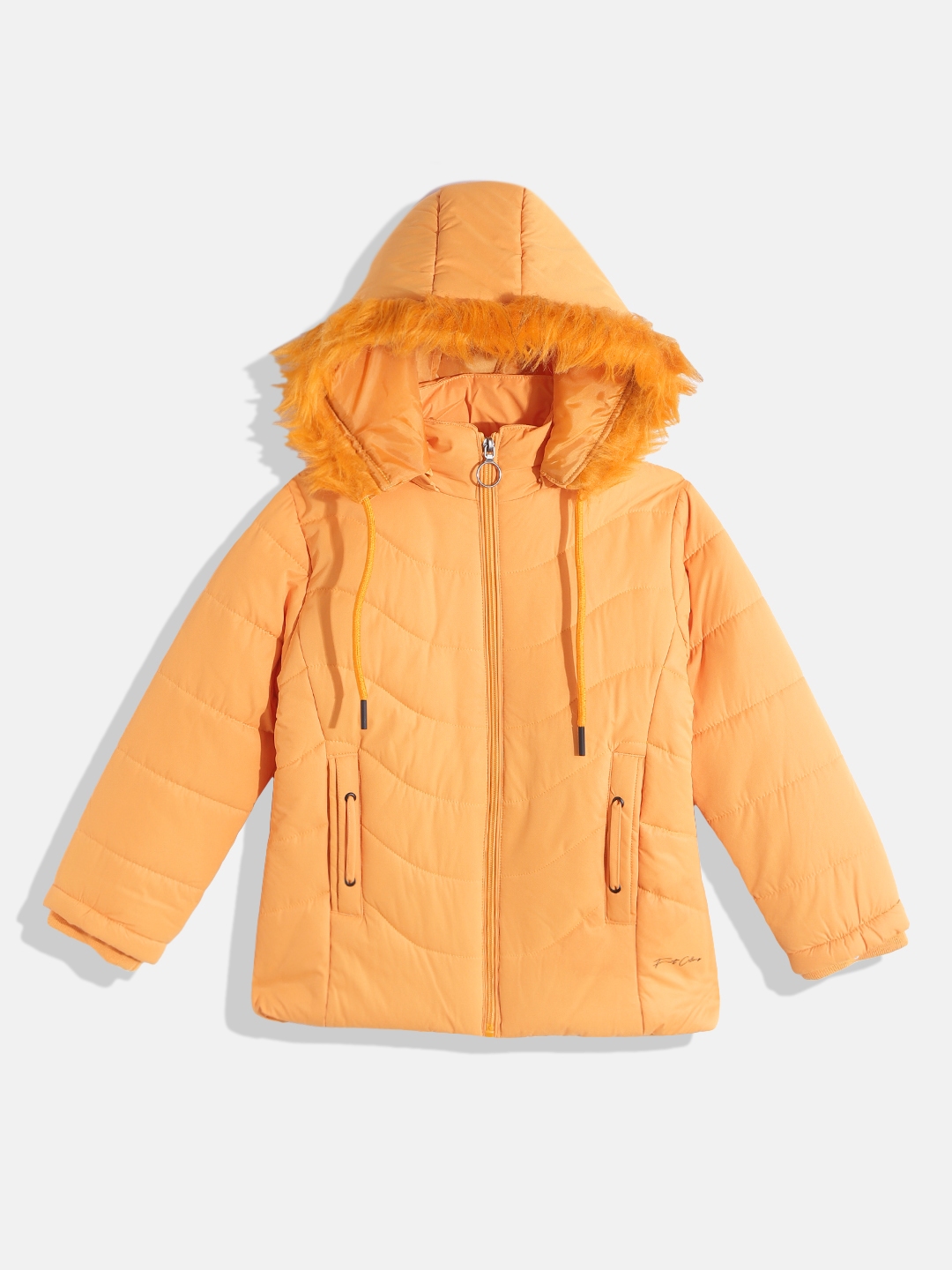 Girls yellow parka outlet