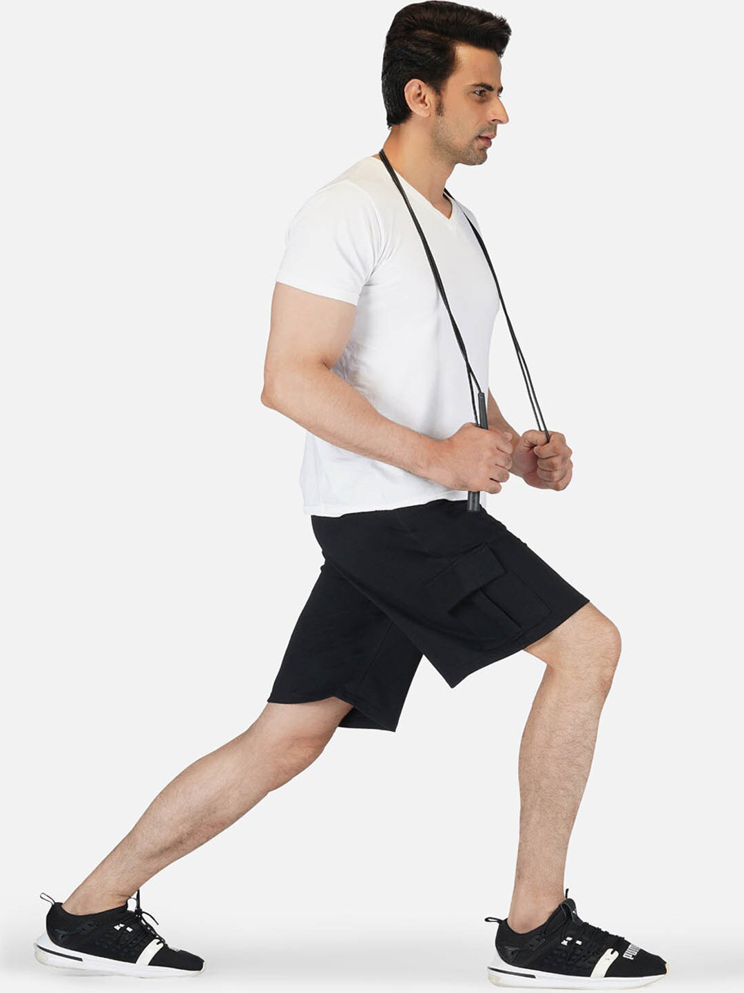 IMPERATIVE Men Black Cycling Shorts