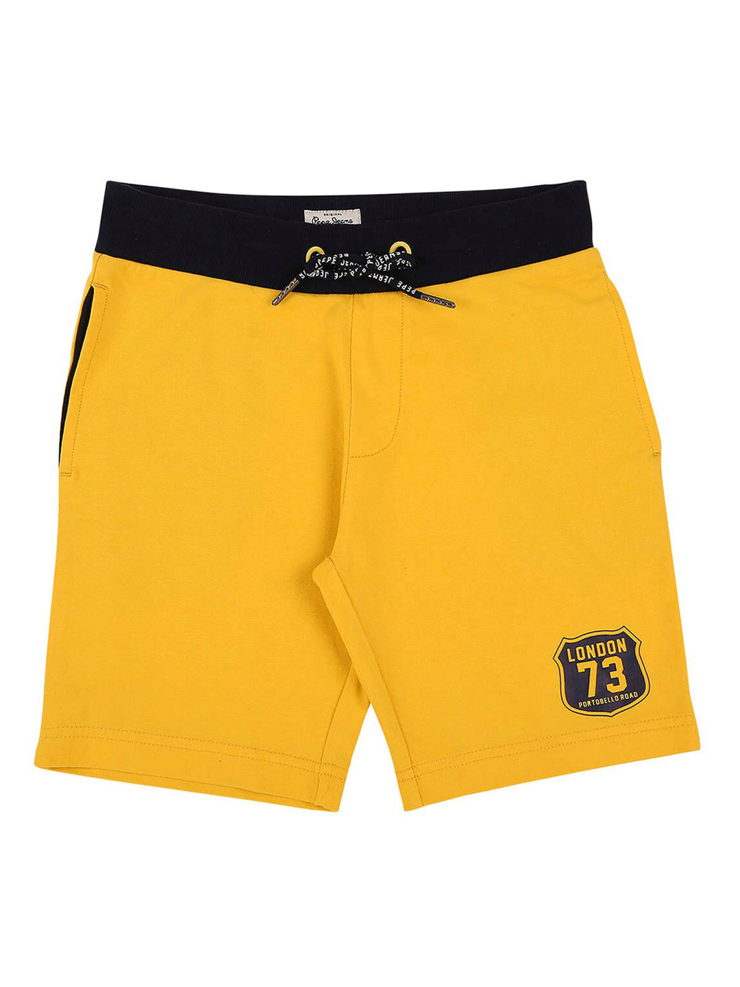 Pepe Jeans Boys Gold-Toned Printed Shorts