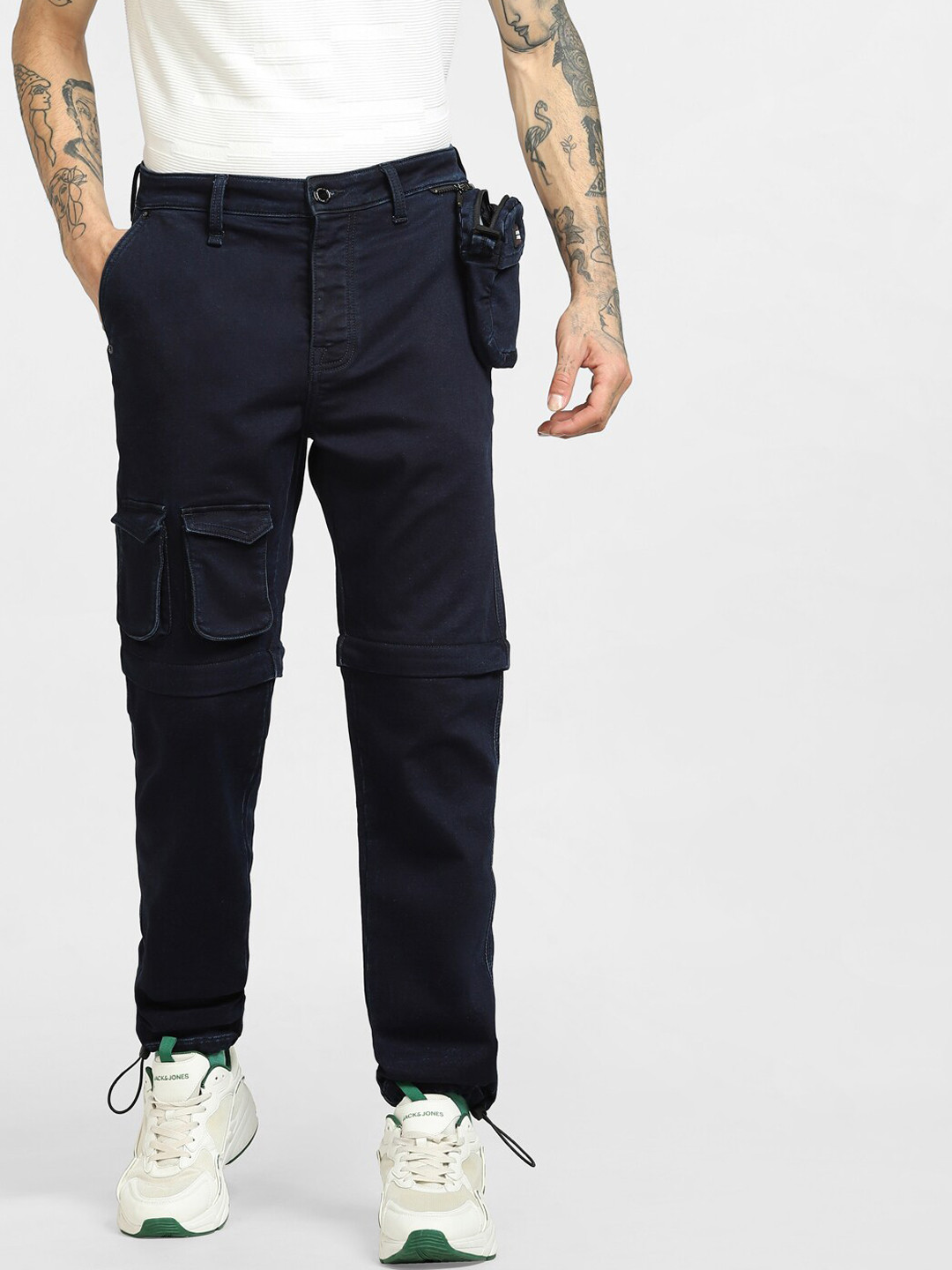 Jack & Jones Men Blue Low-Rise Stretchable Jeans