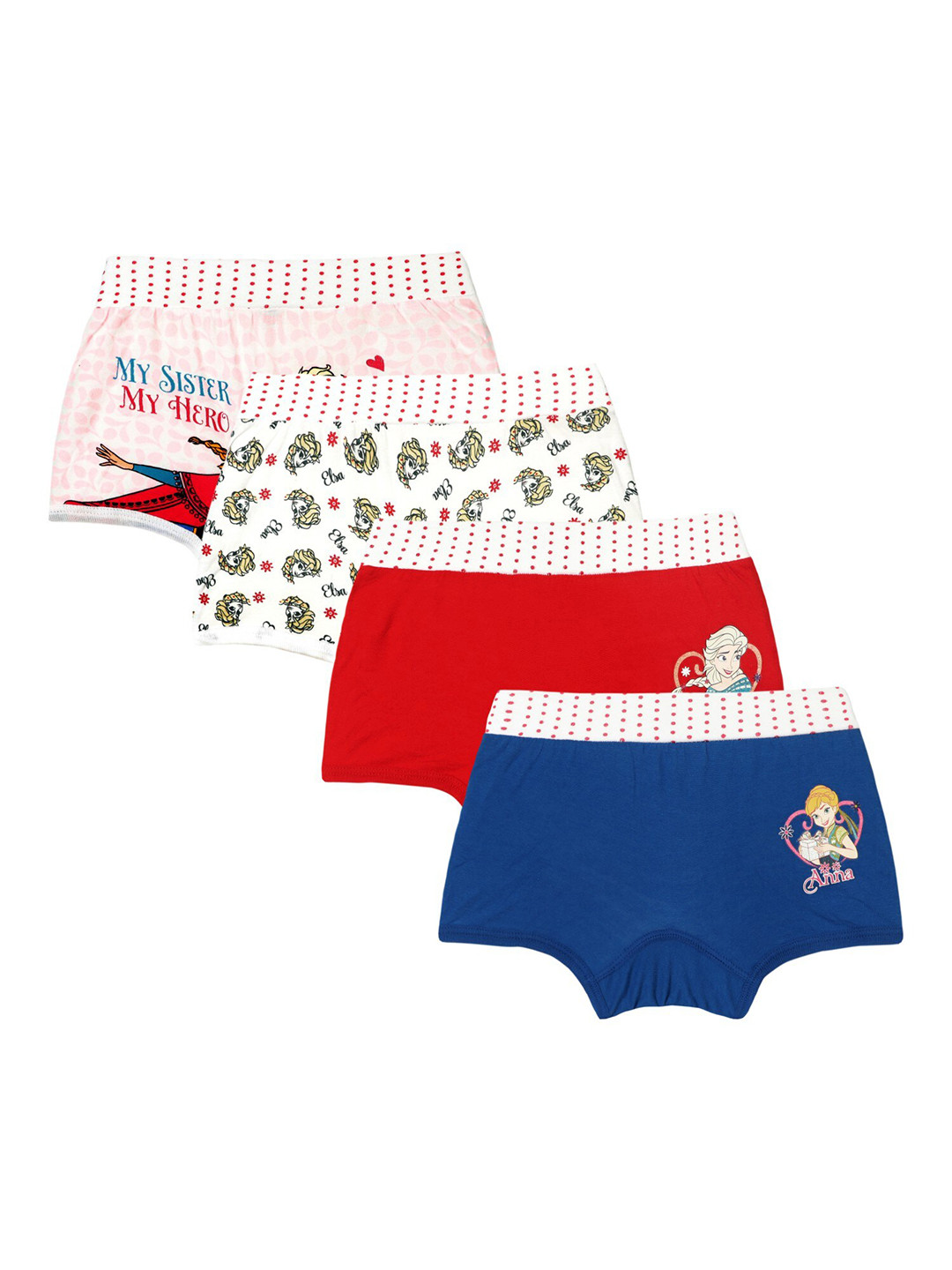 Bodycare Kids Girls Assorted Elsa & Anna Printed Shorts