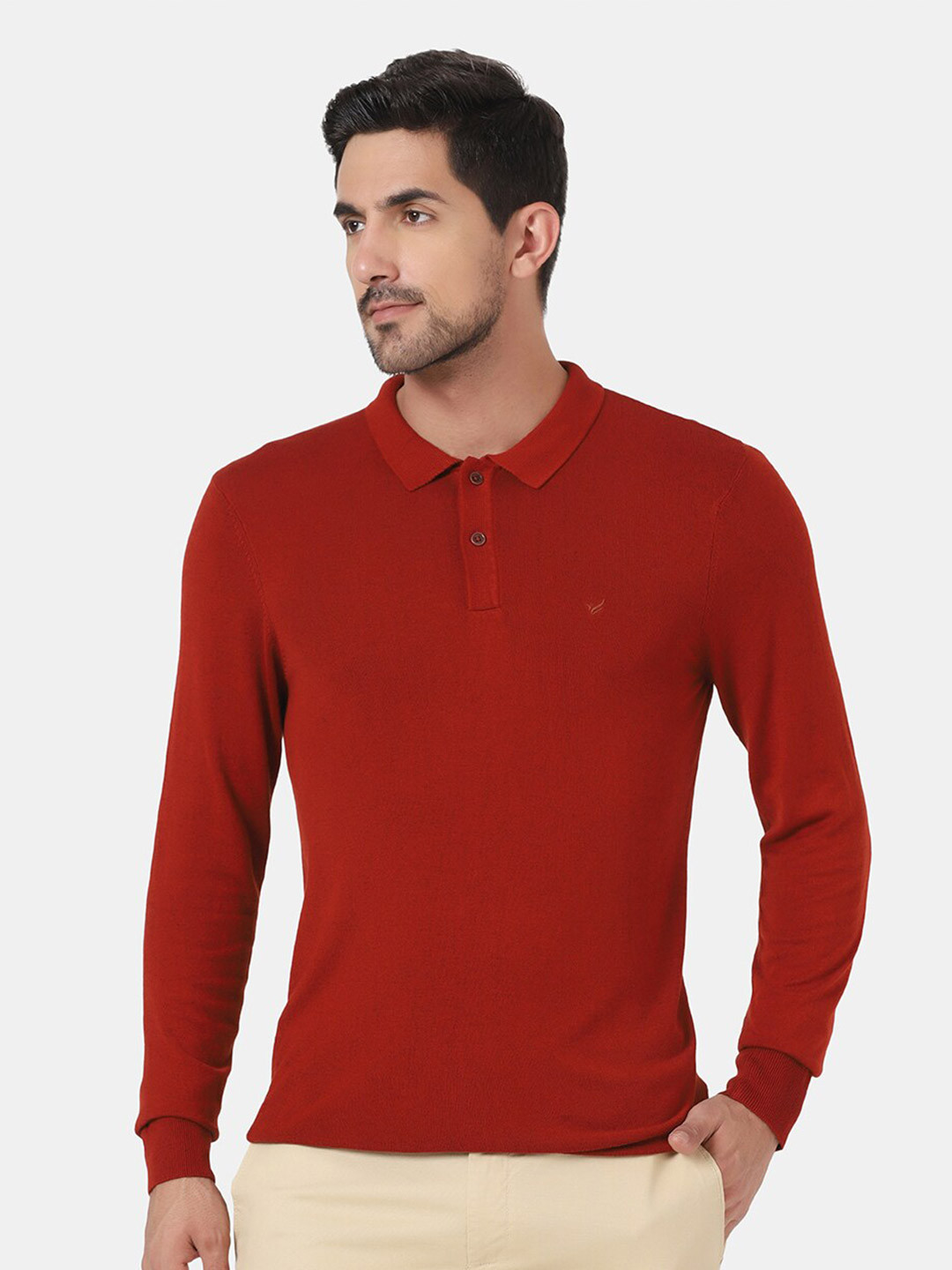 Blackberrys Men Orange Pullover