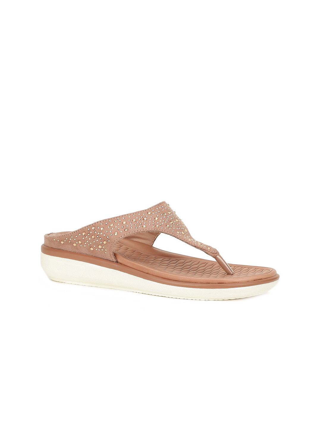 Bata comfit Women Pink Embellished Flats