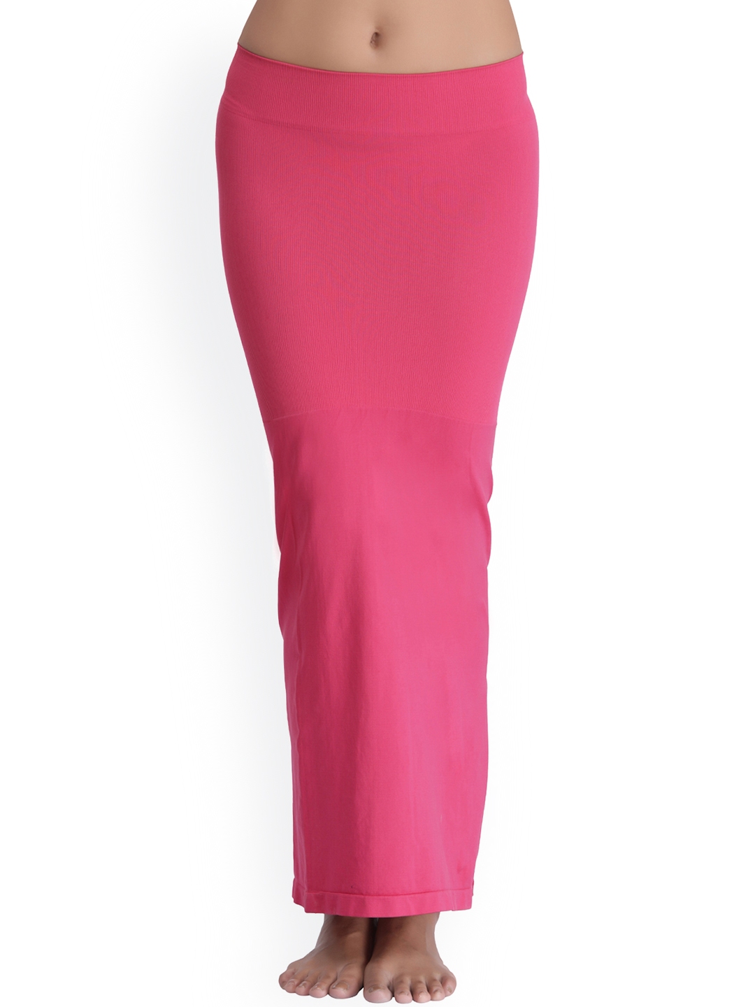 Buy Clovia Pink Side Slit Saree Shapewear SW0023P14 - Shapewear