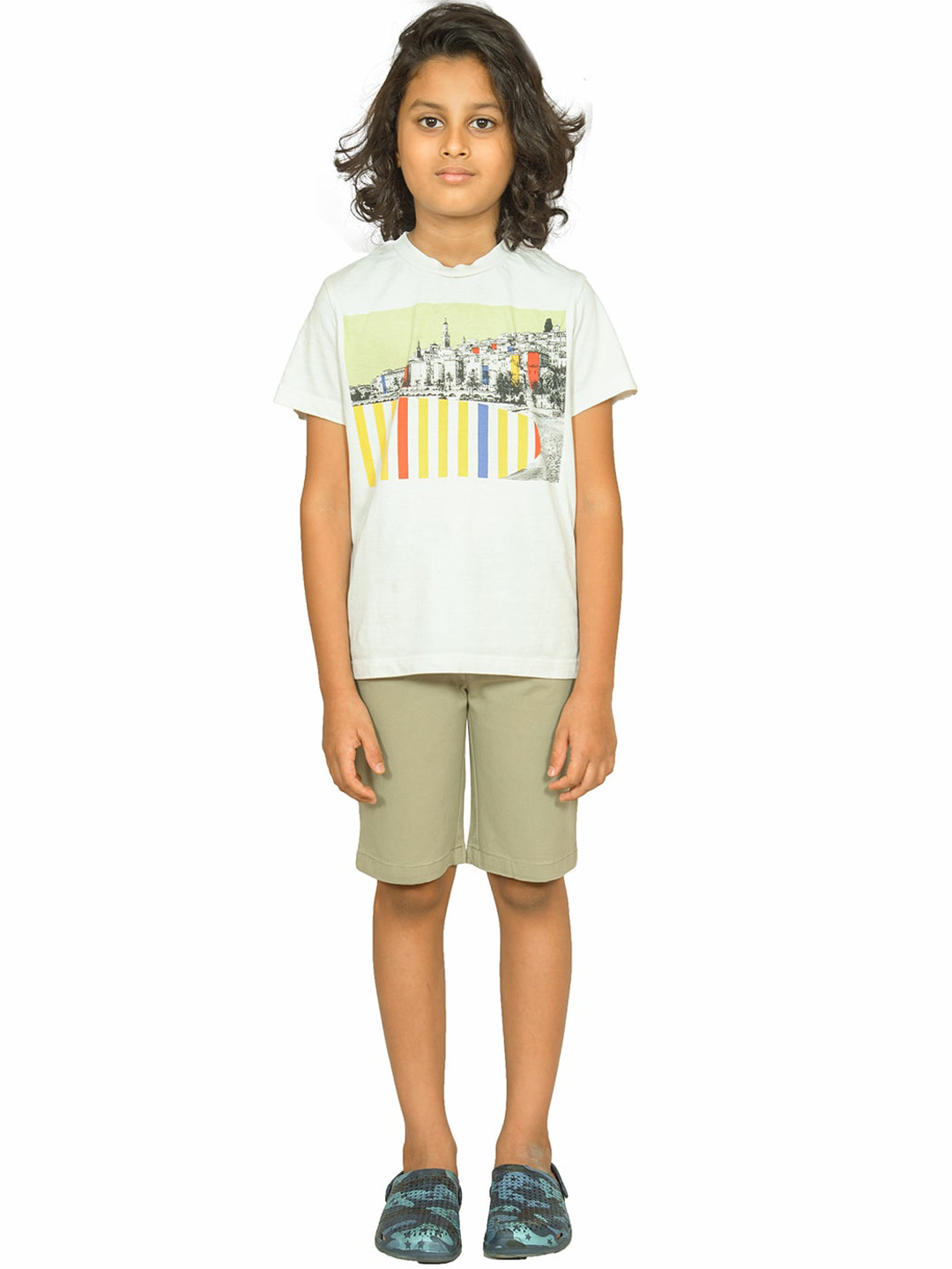 Balista Boys Green Solid Shorts