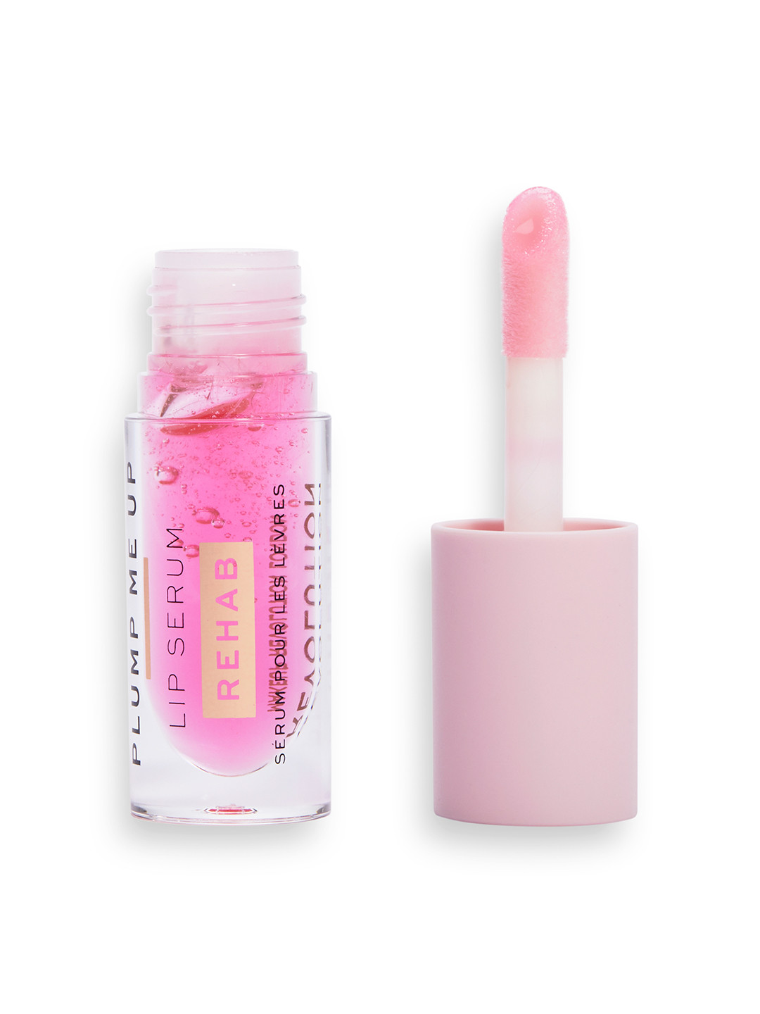 Makeup Revolution London Rehab Plump Me Up Lip Serum with Vitamin E 4.6 ml - Pink Glaze