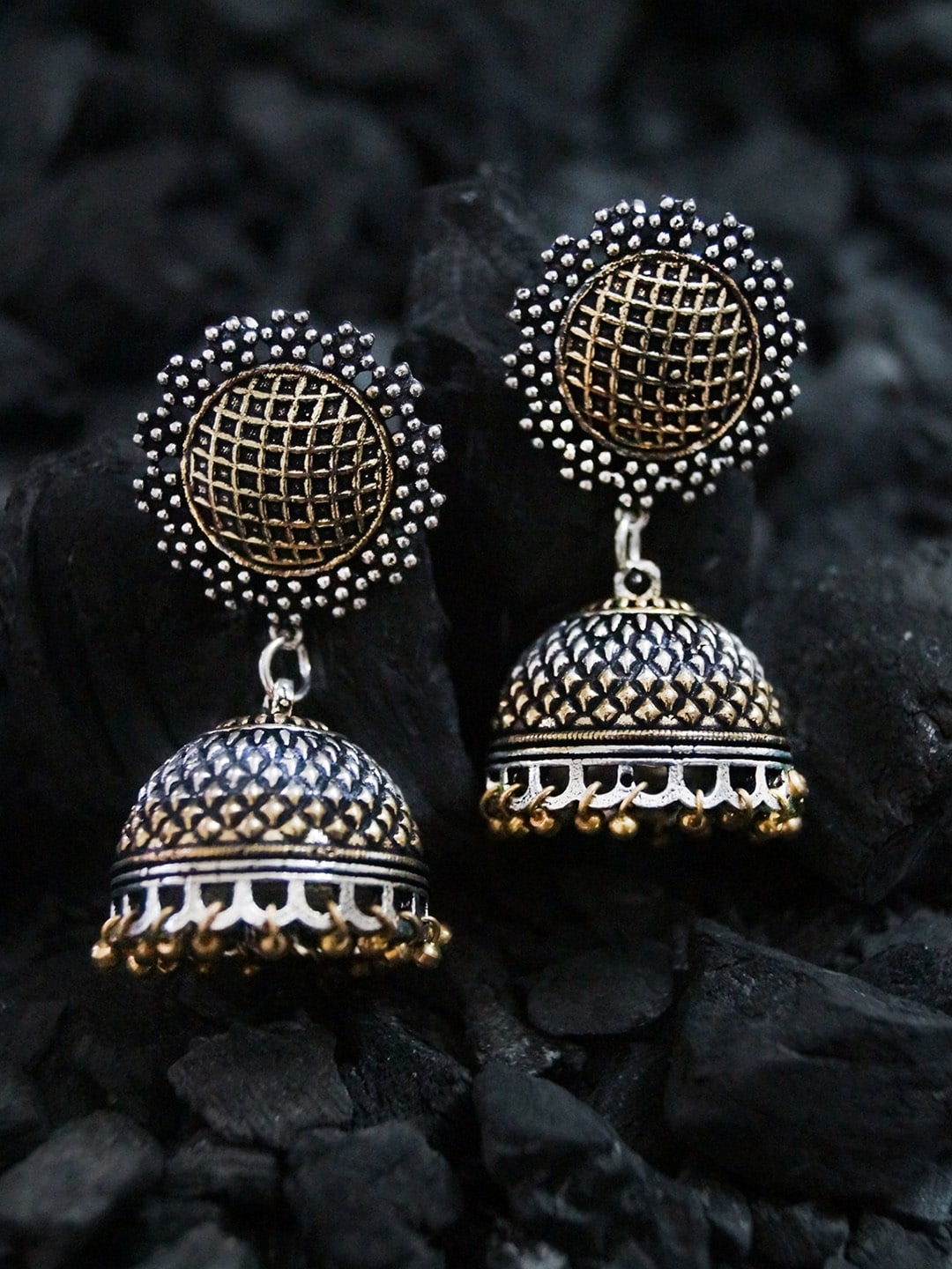 Zaveri Pearls Multi Alloy Jhumkas  Buy Zaveri Pearls Multi Alloy Jhumkas  online in India
