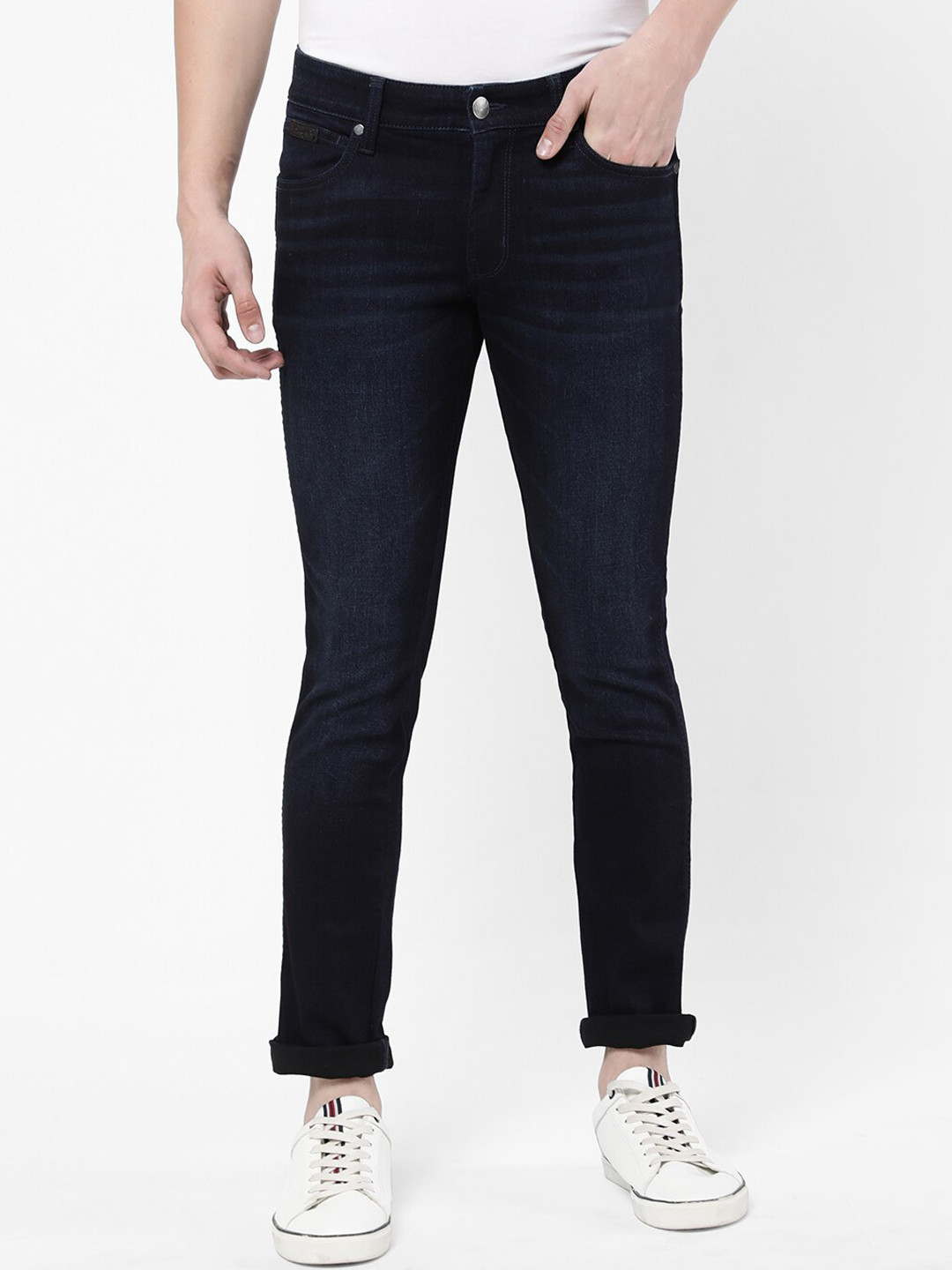 Wrangler Men Blue Bootcut Casual Stretchable Jeans