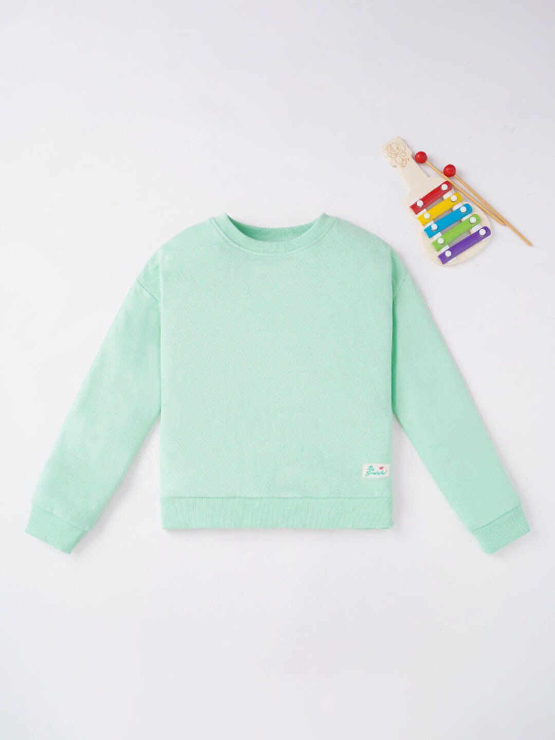 Ed-a-Mamma Girls Green Sweatshirt
