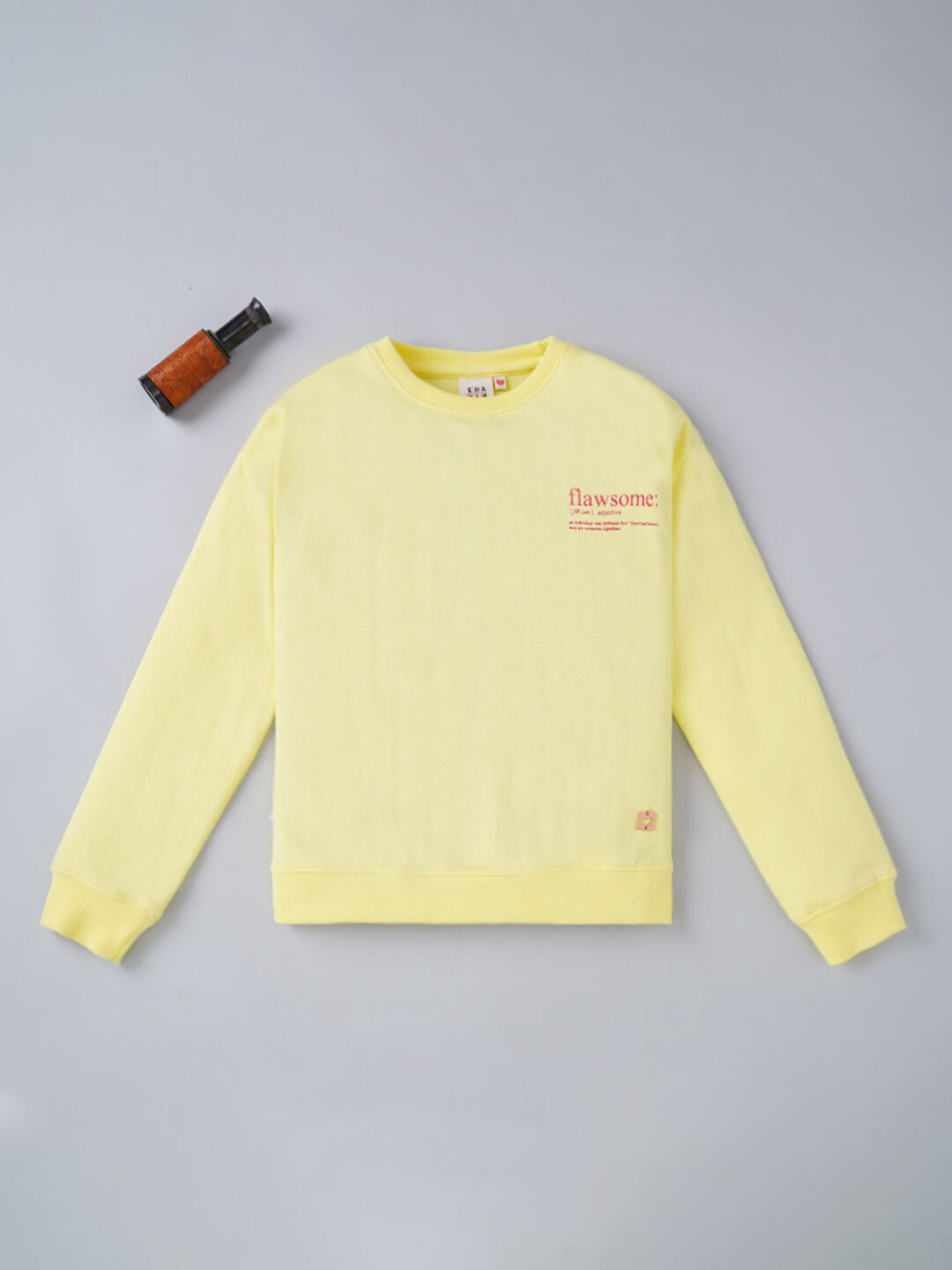 Ed-a-Mamma Girls Yellow Sweatshirt