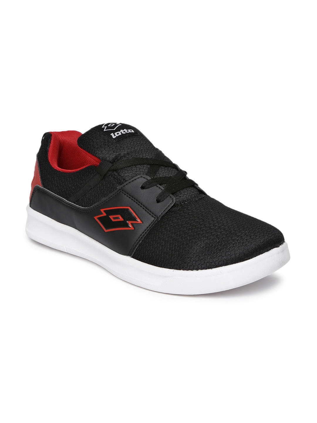 lotto men's black sports shoes