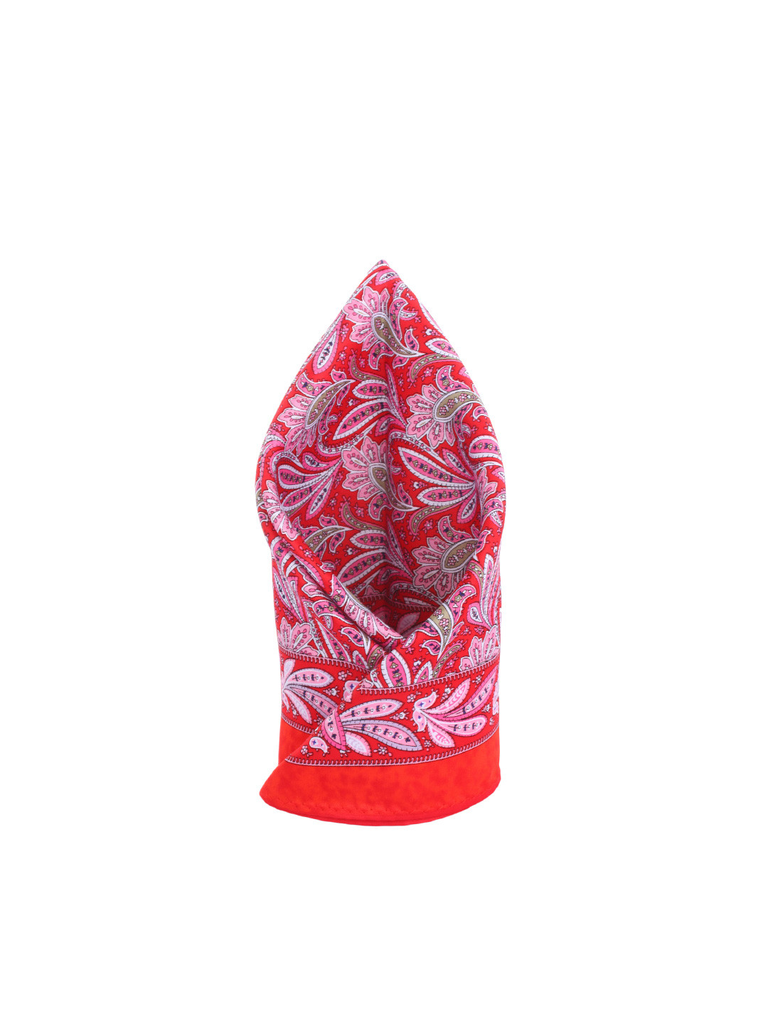Alvaro Castagnino Red & Pink Printed Pocket Square