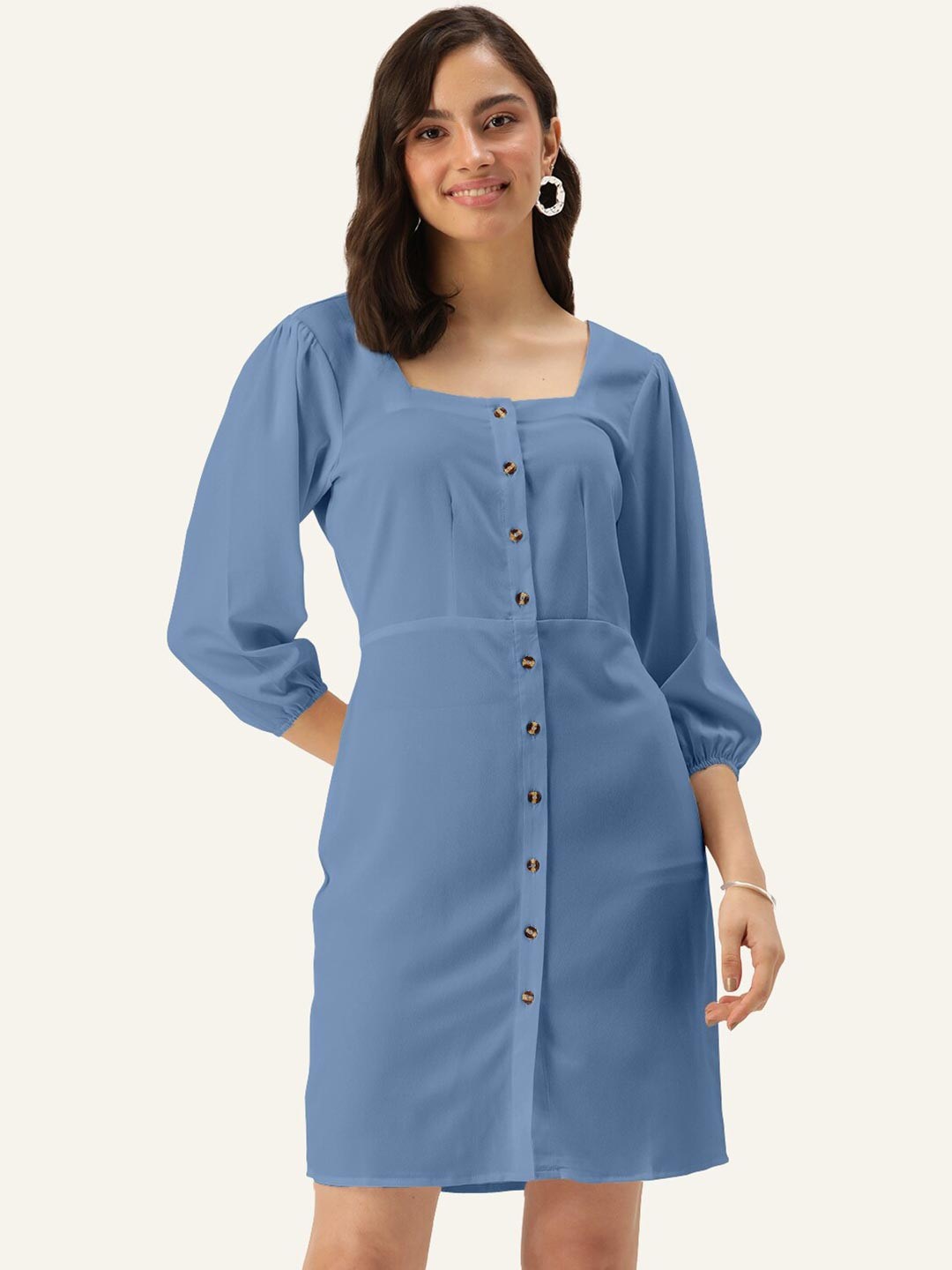 DressBerry Blue Sheath Dress