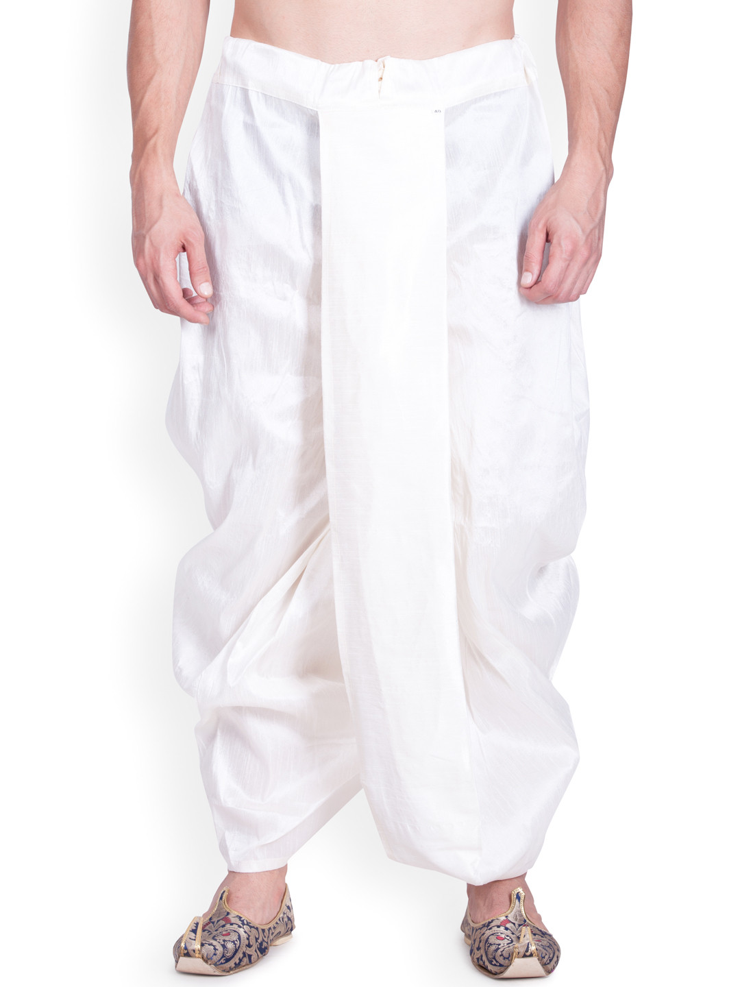 Here&Now X Sanwara  White Dhoti