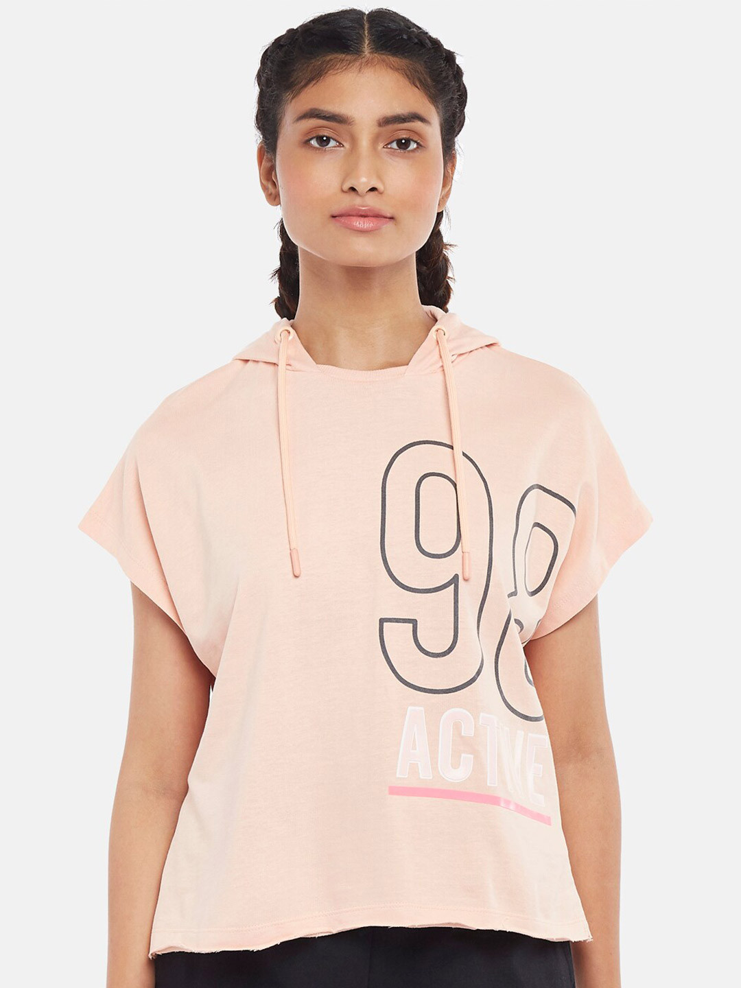 Ajile by Pantaloons Coral Print Extended Sleeves Top