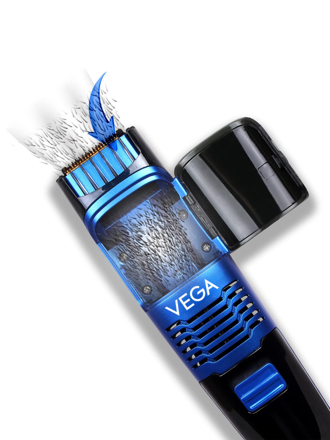 VEGA Men Smart Series Vacuum Beard Trimmer with Mess Free Trimming & 60Min Runtime VHTH-28