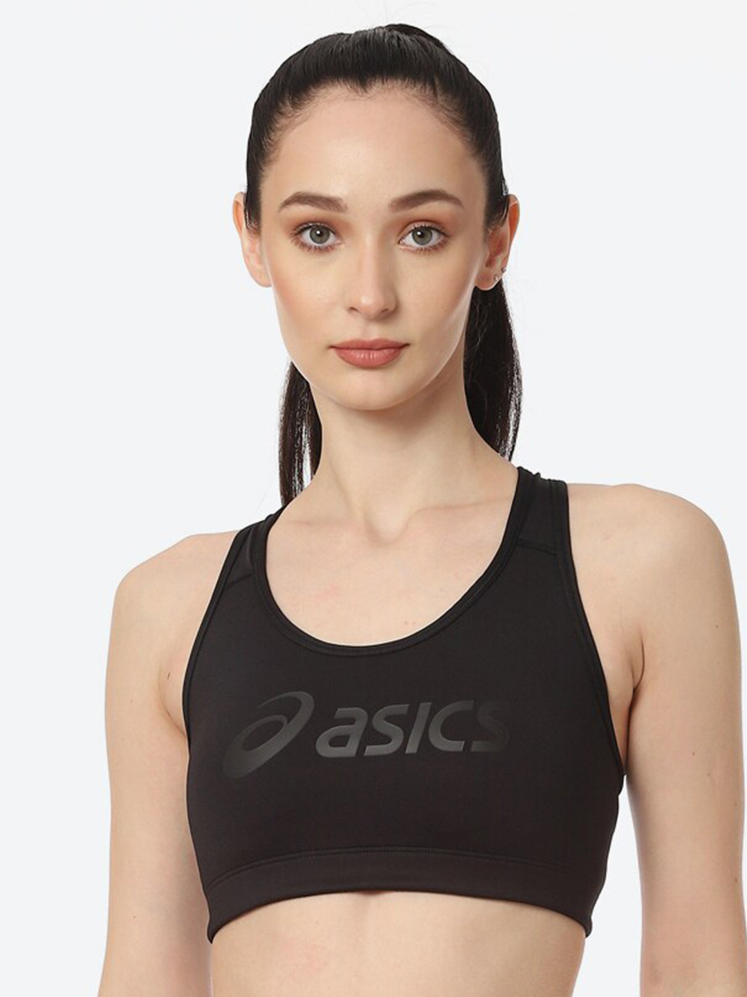 ASICS Padded Black Women Sports Bra