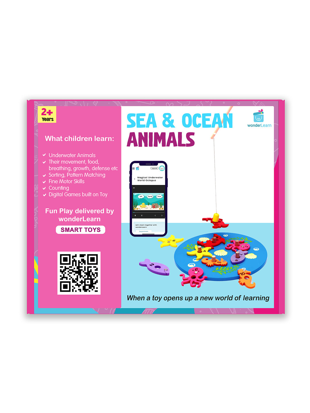 wonderLearn Kids Blue & Red WonderLearn Underwater Sea Animals & Counting Fun Game