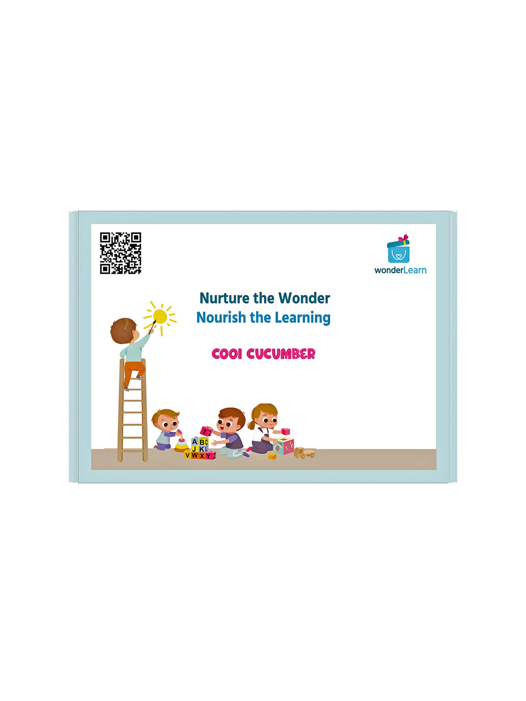 wonderLearn Kids Blue Puzzle Memory Game Fun Learning and Development Toys