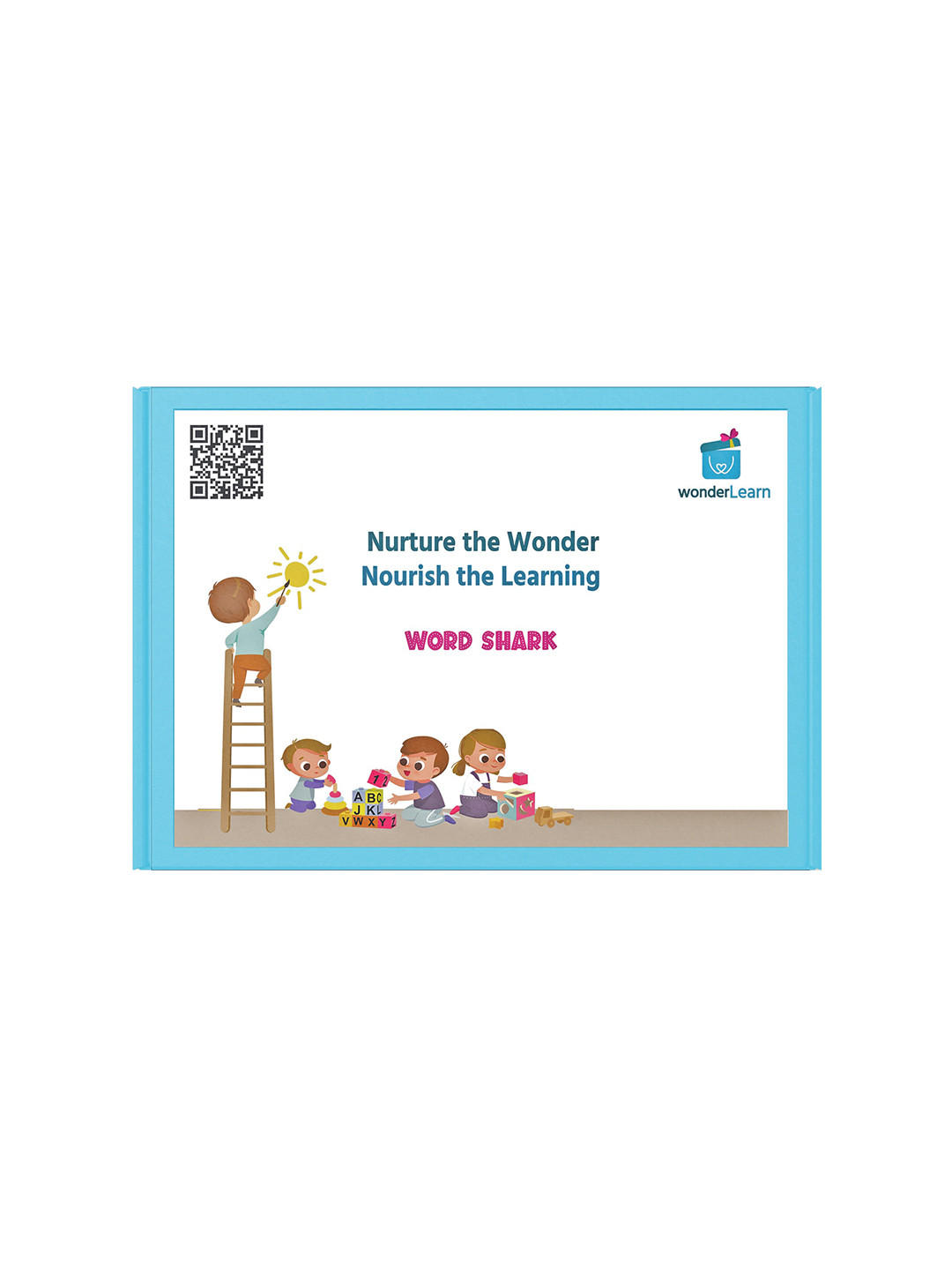 wonderLearn Kids White & Blue English Memory Phonic For Budding Learners