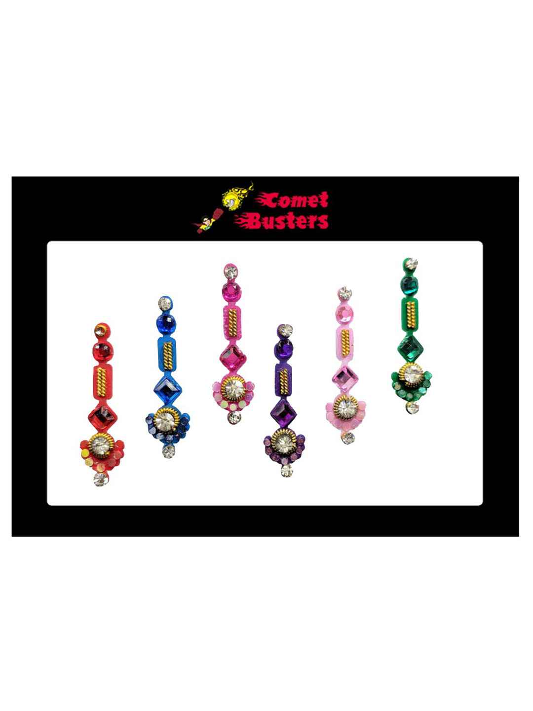 Comet Busters Multicoloured Bindis