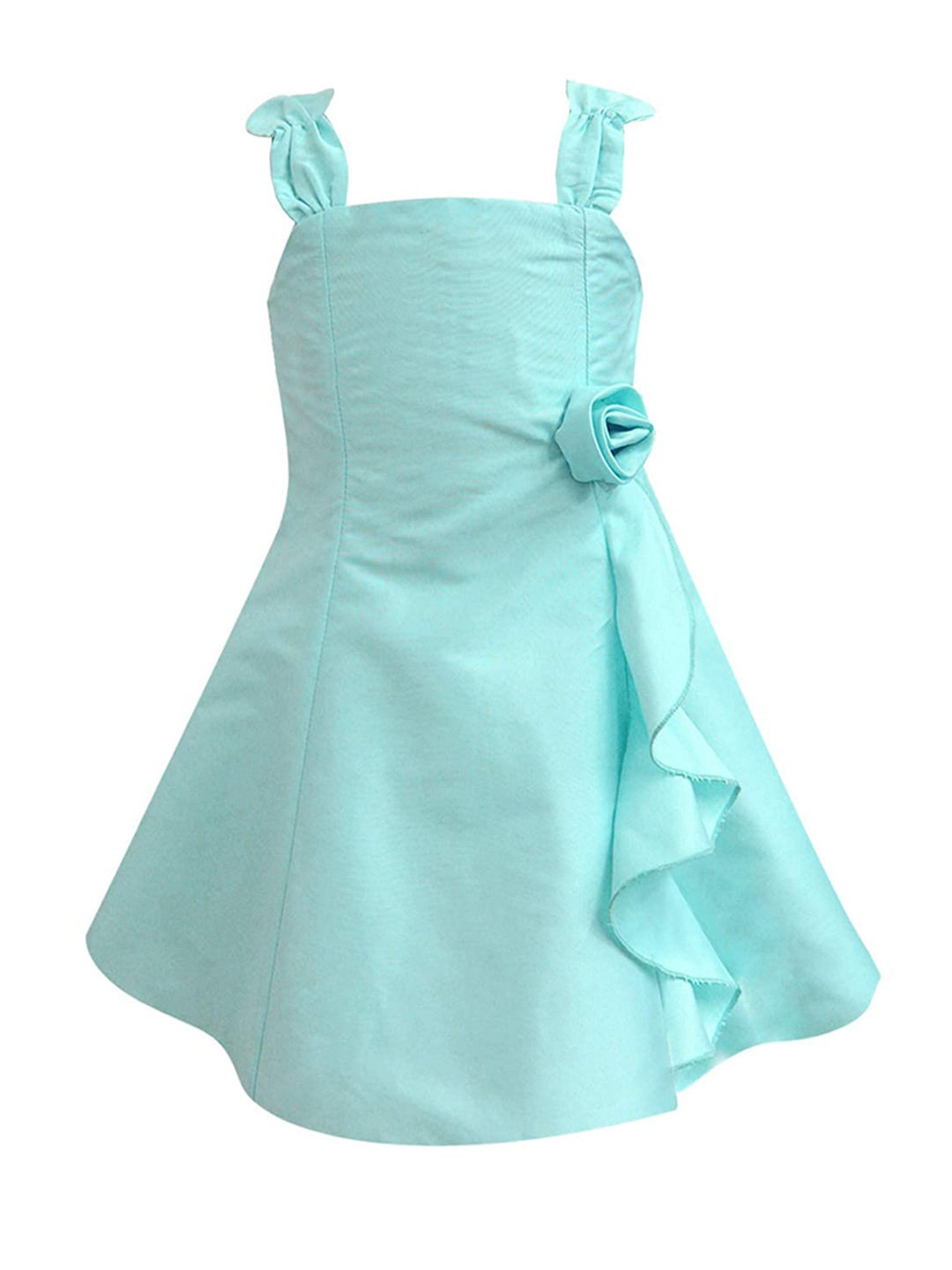 A T U N Girls Blue Party  Dress