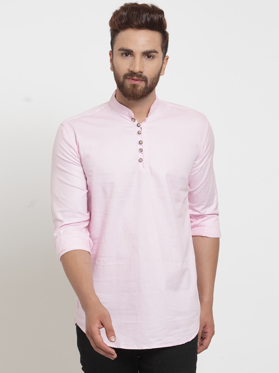 A-Okay Men Pink Kurta