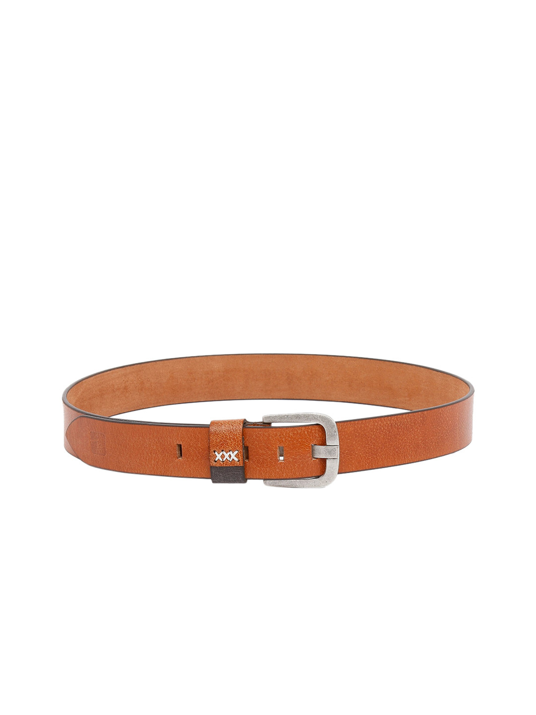 SPYKAR Men Tan Leather Belt