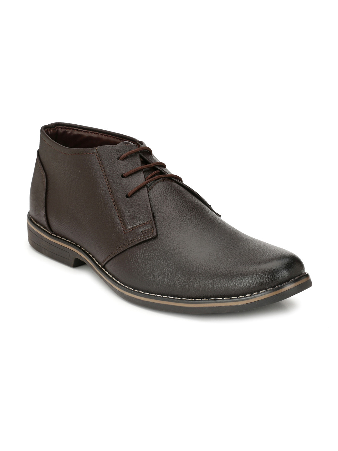 Azzaro Black Men Brown Formal Derbys