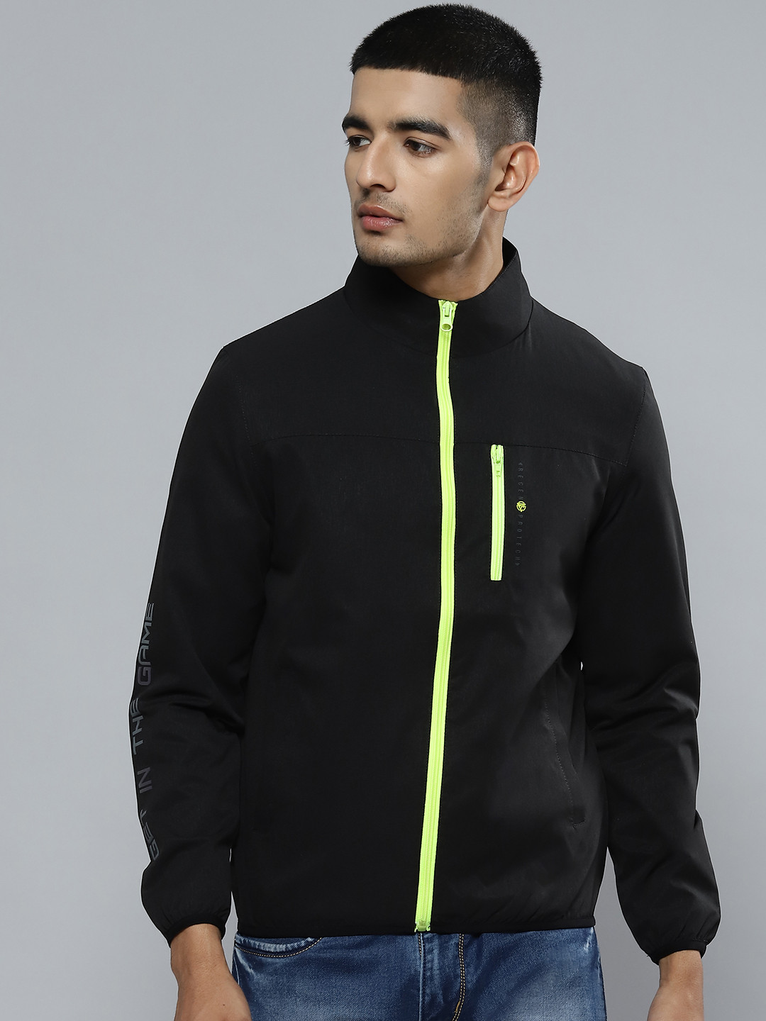 Fort Collins Men Black Solid Tailored Jacket