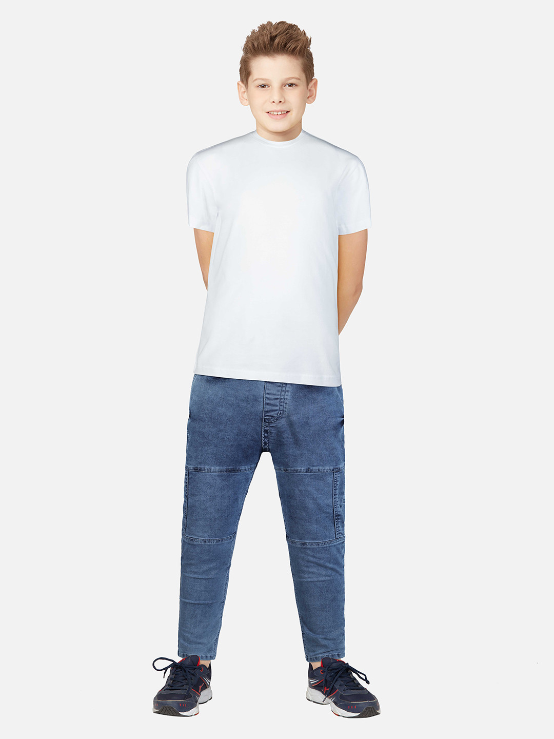 Gini and Jony Boys Blue Heavy Fade Jeans