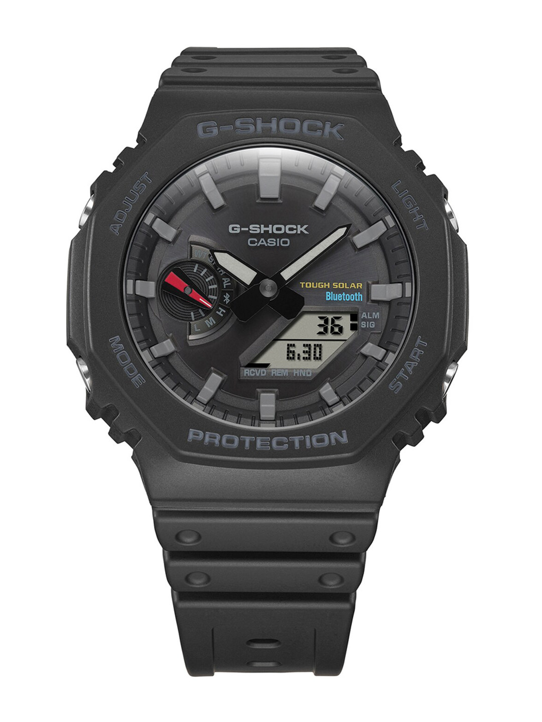 CASIO Men G-Shock GA-B2100-1ADR Black Analog-Digital Dial Black Resin Strap Watch G1241