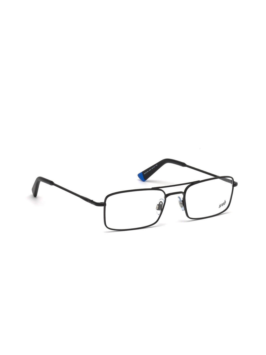 WEB EYEWEAR Men Transparent & Black Full Rim Rectangle Frames WE5194 54 002