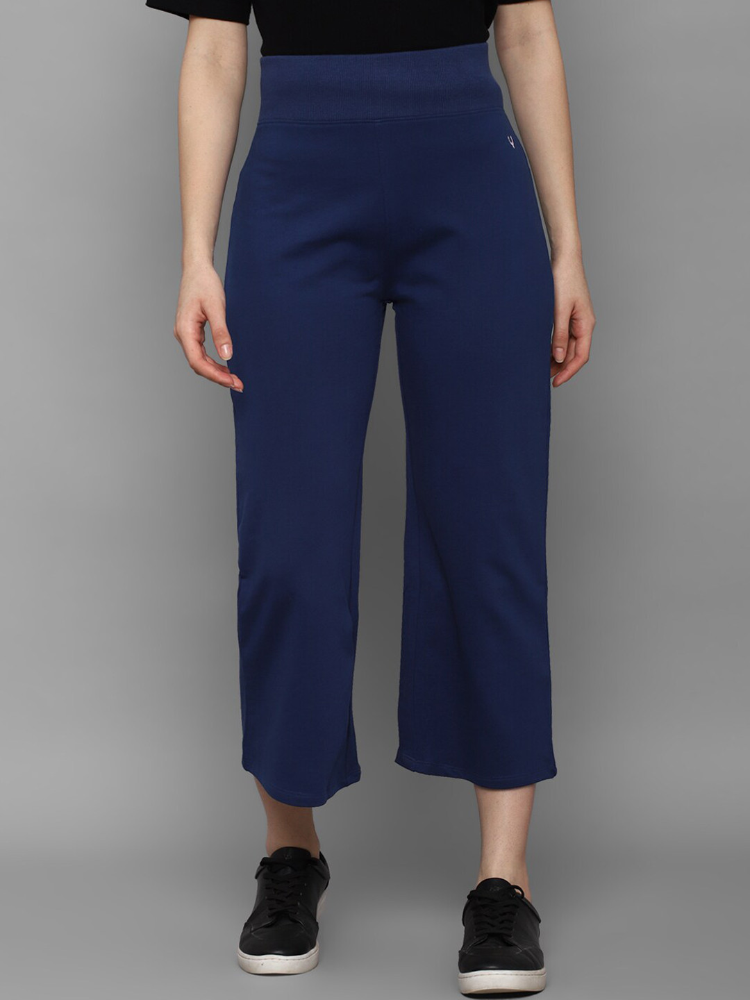 Allen Solly Woman Women Navy Blue Culottes Trousers