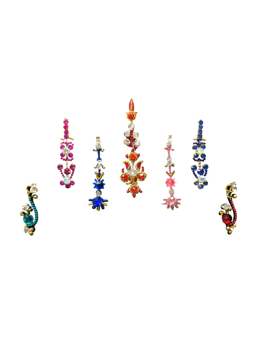 Comet Busters Red Traditional Bindis