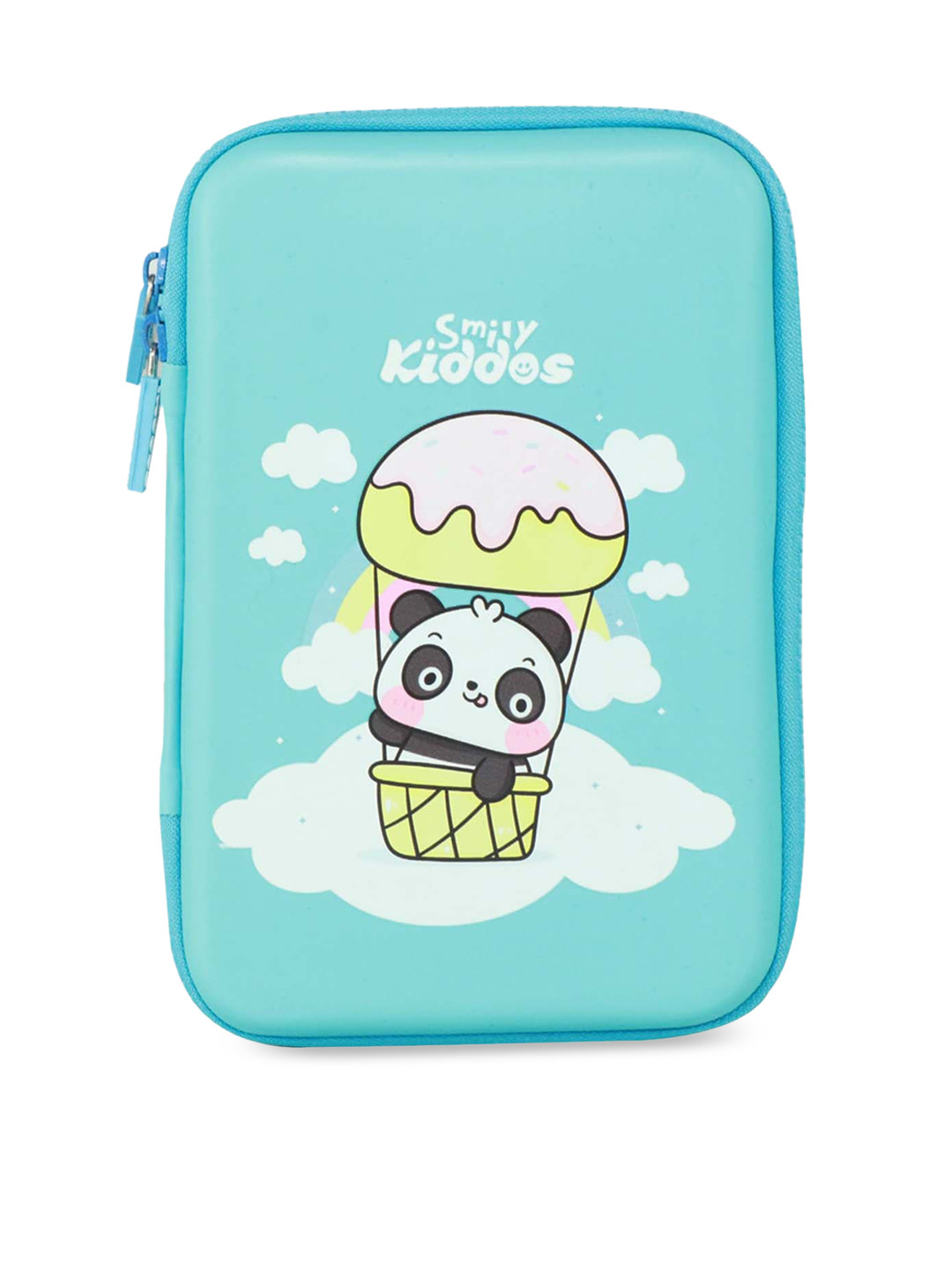 Smily Kiddos Blue Panda Printed Pencil Case