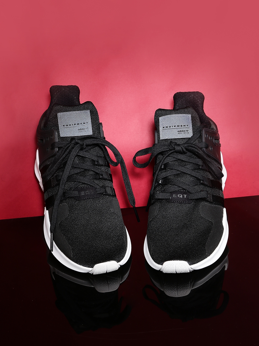 Buy ADIDAS Originals Men Black EQT Support ADV Sneakers