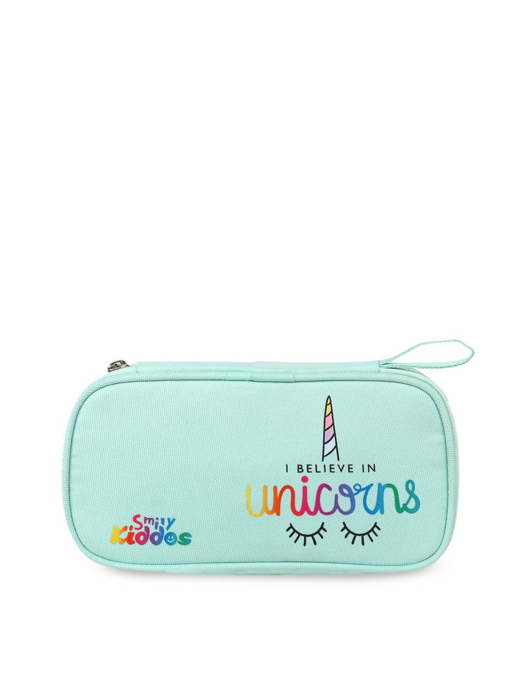 Smily Kiddos Kids Green Unicorn Printed Pen Case