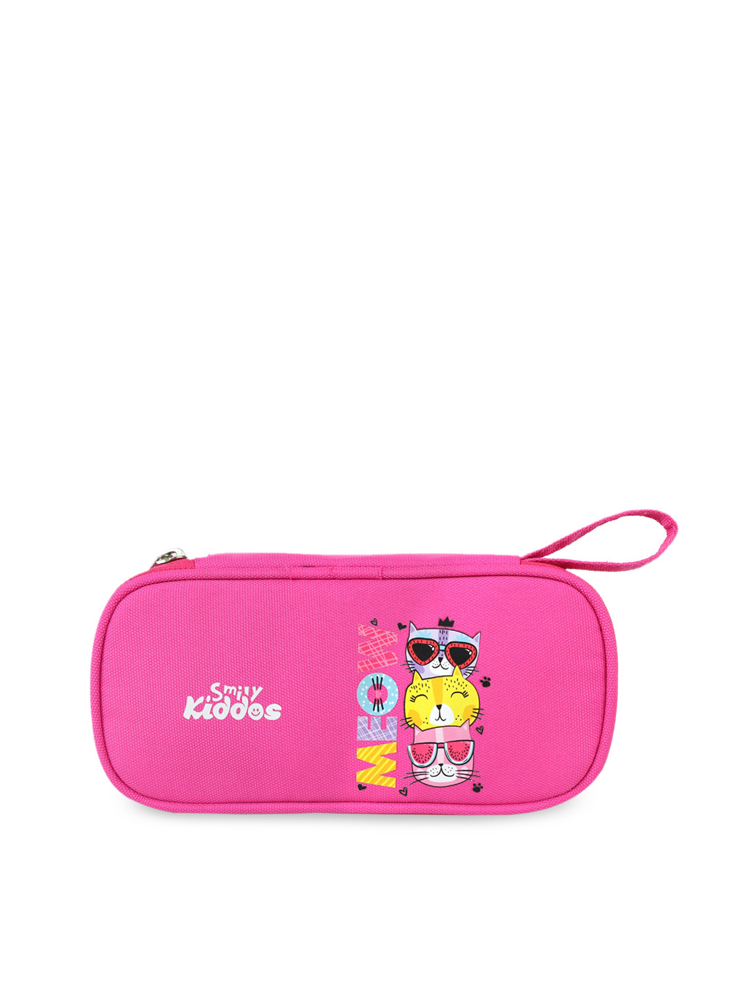 Smily Kiddos Kids Pink Smily Kiddos Printed Pen Case