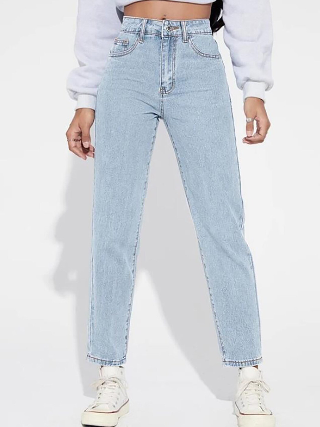 Kotty Women Blue Jean High-Rise Clean look Stretchable Jeans