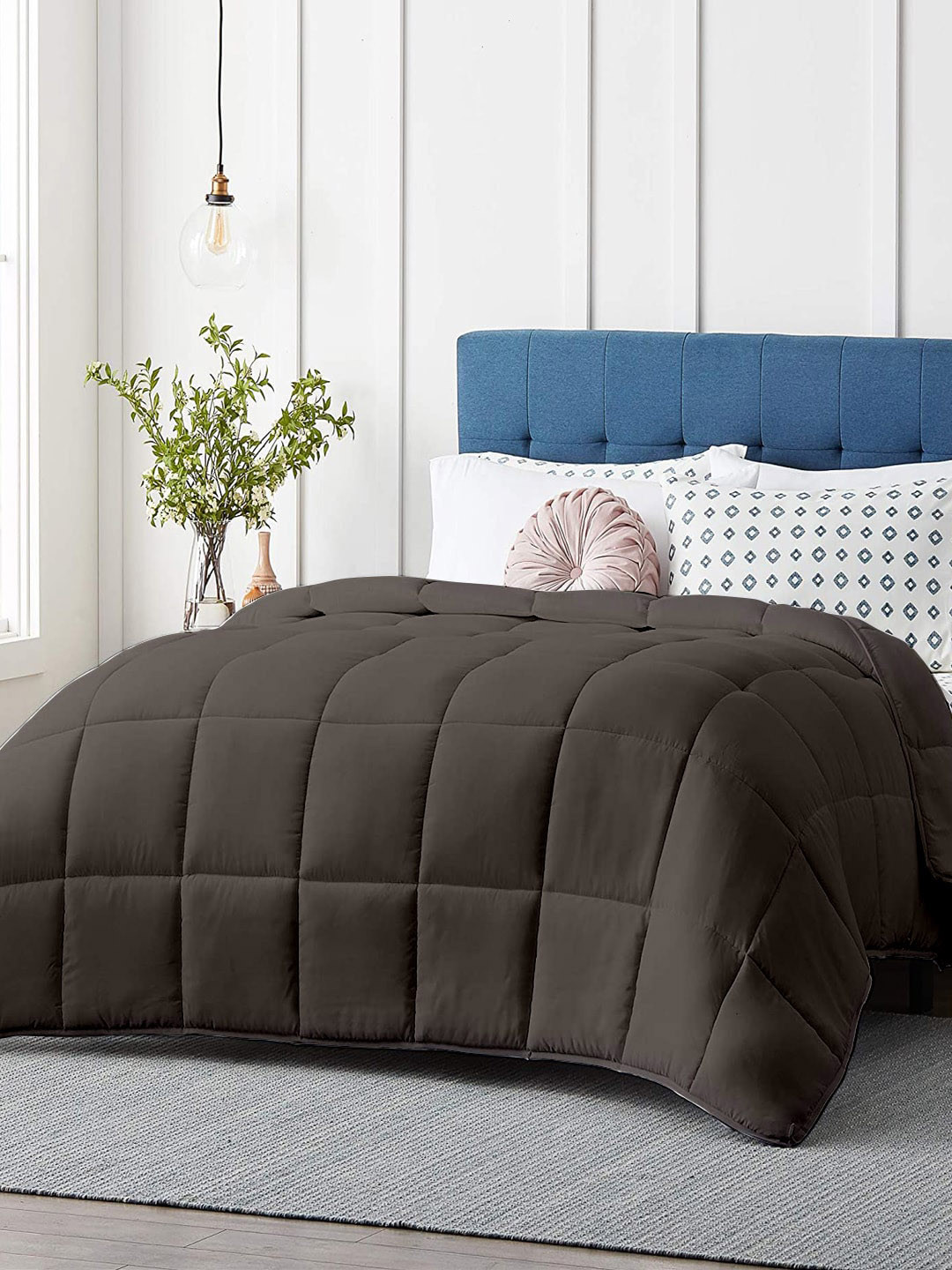 RAZZAI Charcoal Microfiber Mild Winter 300 GSM Single Bed Comforter