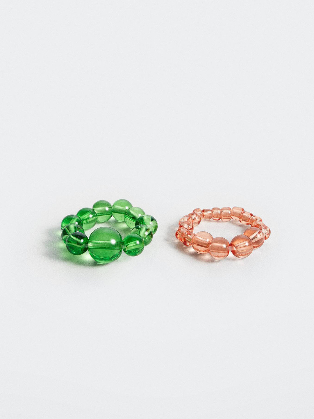 MANGO Women Set of 2 Finger Rings