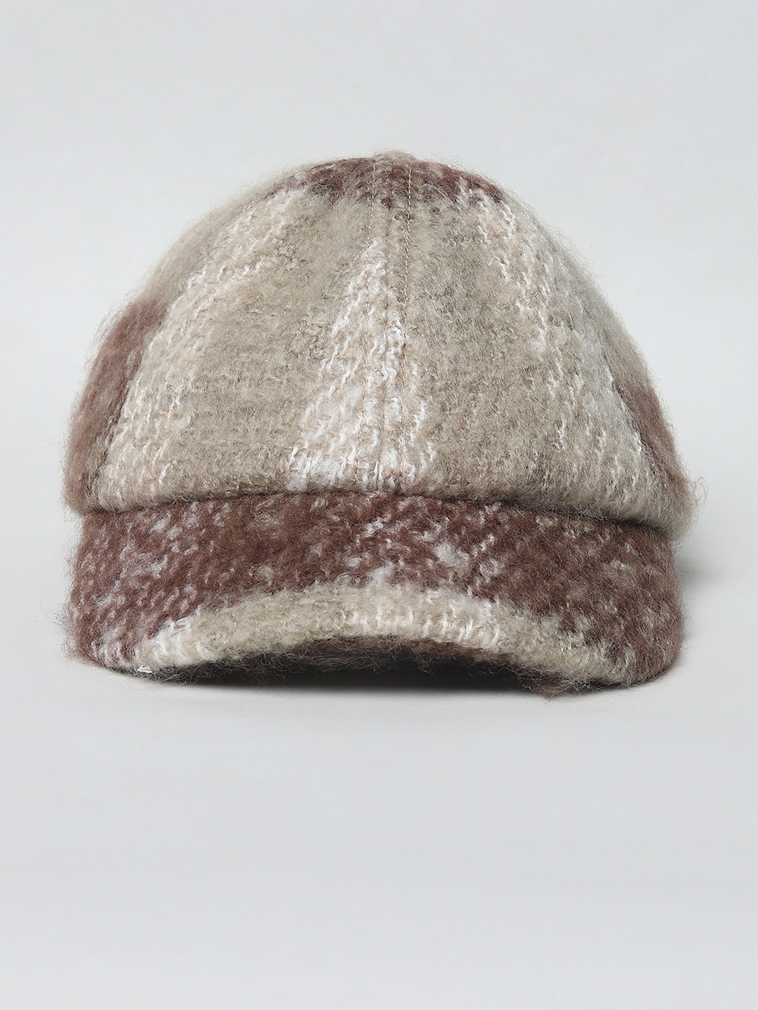 ONLY Women Brown & Grey Baseball Cap