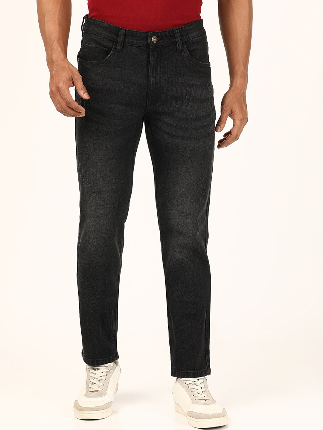 Lee Men Blue Bruce Skinny Fit Light Fade Stretchable Denim Jeans