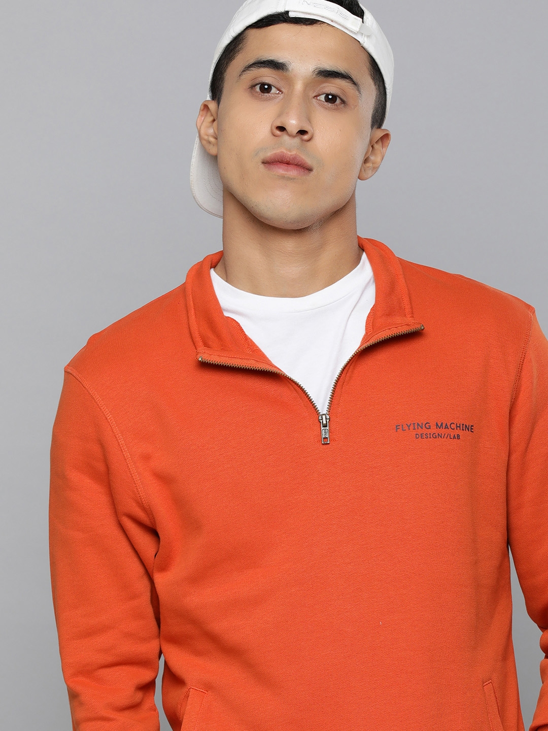 Flying machine 2025 orange sweatshirt