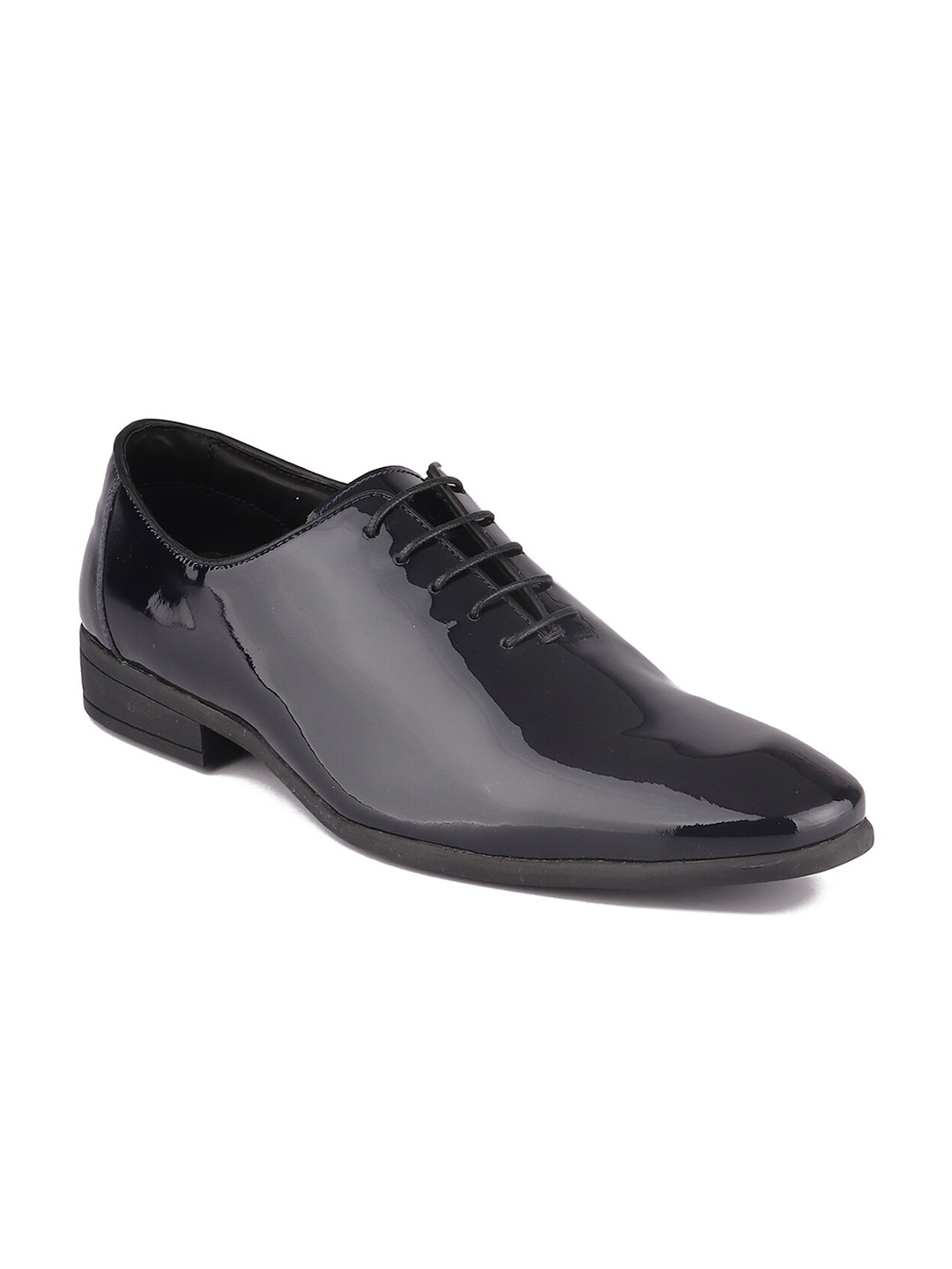 TOP BRASS Men Blue Solid Formal Shoes